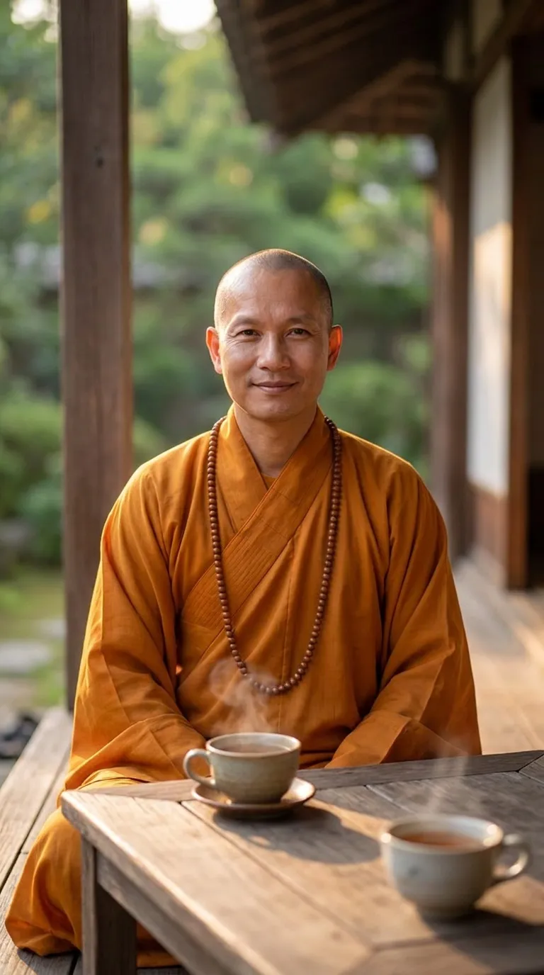 A woman awake in a moonlit room at night, from the Ageless Monk story about insomnia and self-forgiveness